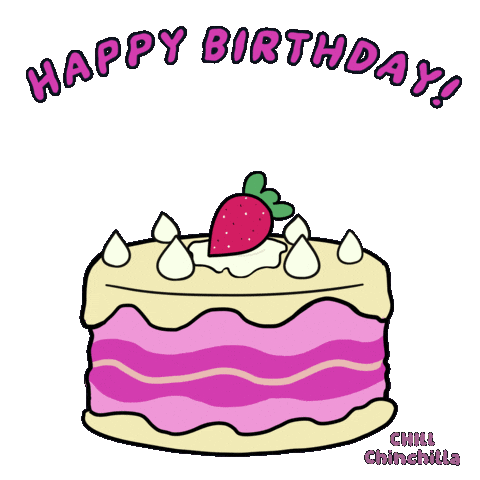 Happy Birthday Cake Sticker by VeeFriends