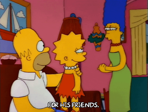 Season 3 Friends GIF by The Simpsons