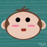 Karla_Kiky happy smile smiling monkey GIF
