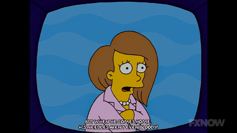 the simpsons woman GIF