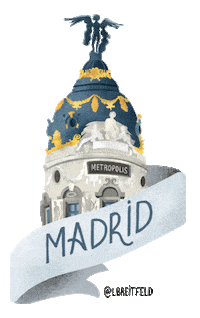 Madrid Spain Sticker