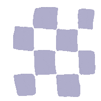 90S Checkerboard Sticker by A Good Mess