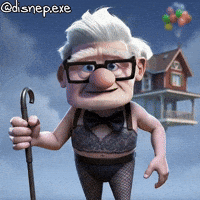 Sexy Carl Fredricksen GIF