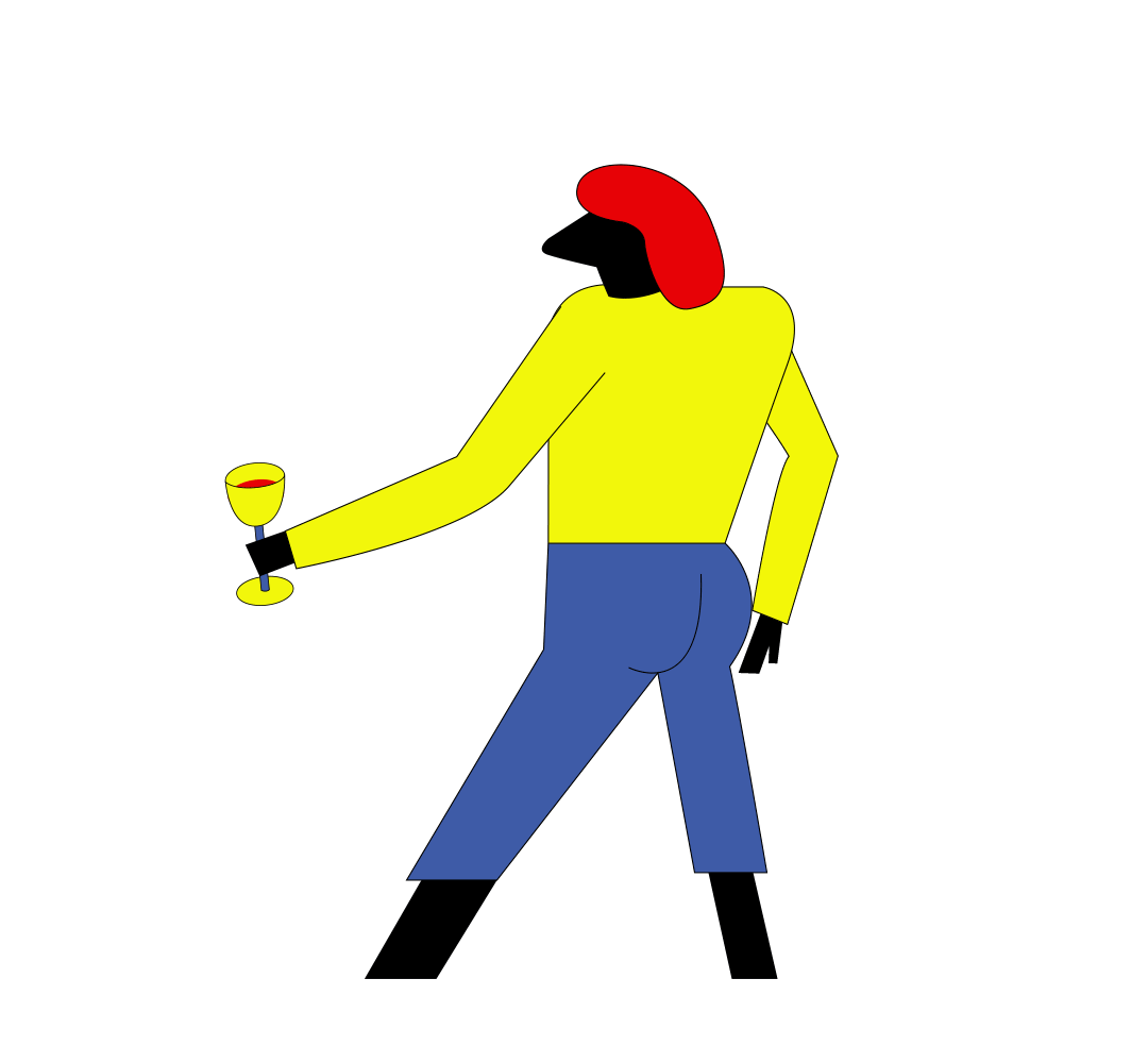 Animation Cheers Sticker