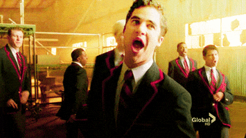 darren criss wink GIF