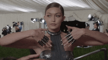 Gigi Hadid Met Gala 2016 GIF