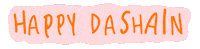 Tika Happy Dussehra Sticker