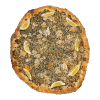 Pizza Clam Sticker by foodbabyny