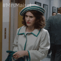 Rachel Brosnahan Prime Video GIF by The Marvelous Mrs. Maisel