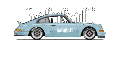 HOLYHALL giphyupload airride rwb holyhall Sticker