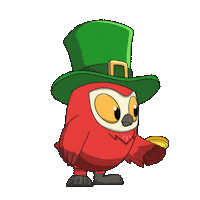 St Patricks Day Gold Sticker by birb