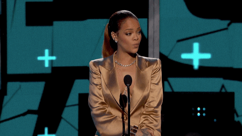 Rihanna What GIF by BET Awards