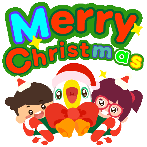 Merry Christmas Love Sticker by Jiligaga