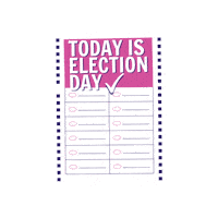 Pink Vote Sticker by Amanda Farías