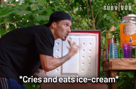 Ice Cream Crying GIF by Australian Survivor