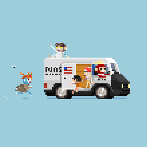 Camping Space X GIF by BasedMinis