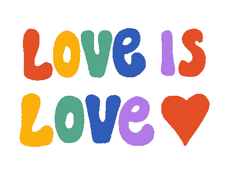 Love Is Love Rainbow Sticker