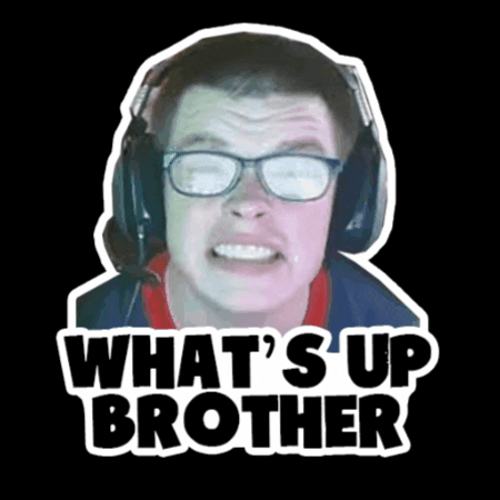 BrotherCoin giphygifmaker sketch brother whats up brother GIF