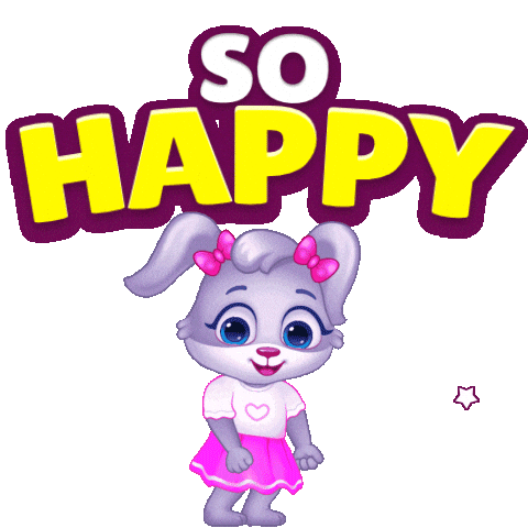 Excited I Am Happy Sticker by Lucas and Friends by RV AppStudios