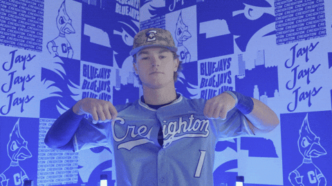 Creighton Bluejays Baseball GIF by Creighton University Athletics