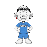 Surprised Face Wow Sticker by Zhot Shop