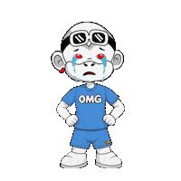 Surprised Face Wow Sticker by Zhot Shop