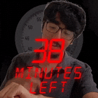 38 minutes left