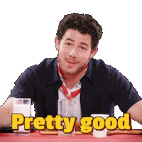 Not Bad Nick Jonas Sticker by First We Feast