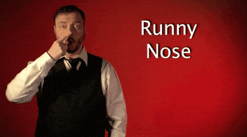 Sign Language Runny Nose GIF by Sign with Robert