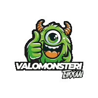 Valomonsteri valomonsteri logo Sticker