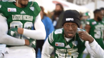 Michigan Football Eagles GIF by EMU Athletics