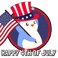 United States Penguin Sticker by Pudgy Penguins