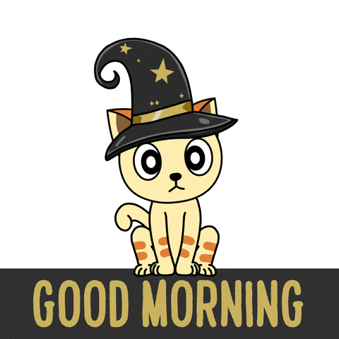 Good Morning Halloween GIF by JPedicini