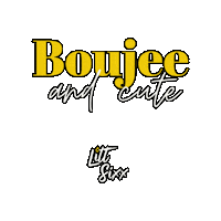 LittSixx boujee and cute Sticker