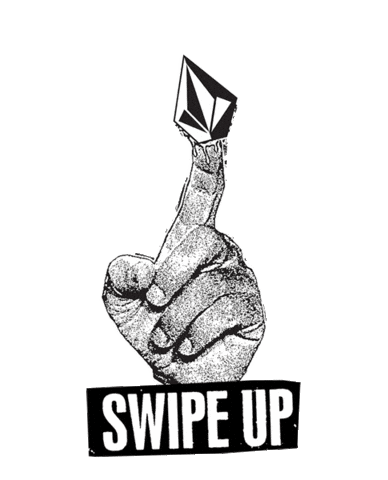 Point Swipe Up Sticker by Volcom