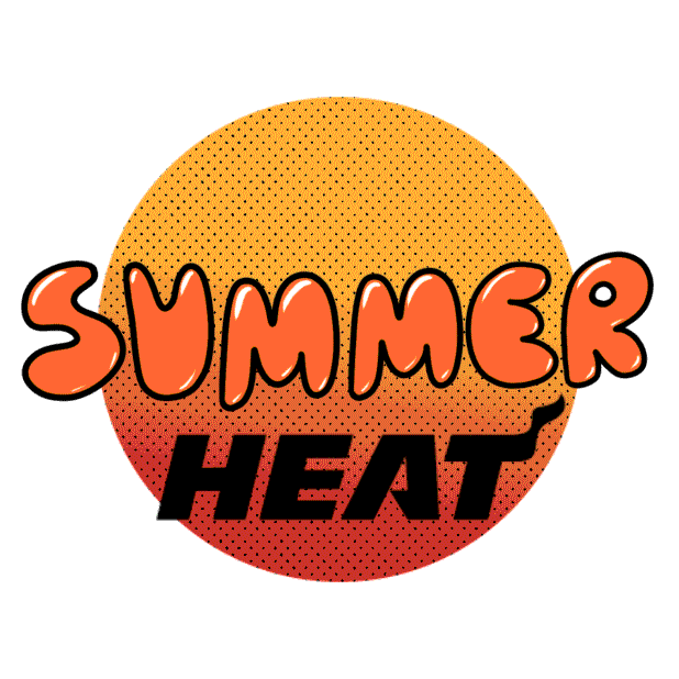 Heat Wave Sport Sticker by Miami HEAT