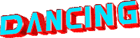 text dancing Sticker