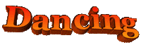 text dancing Sticker