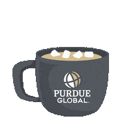 Hot Chocolate University Sticker by PurdueGlobal