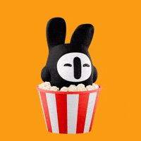 Tea Time Popcorn GIF