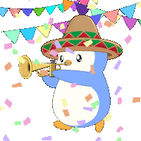 Spanish Dancing Sticker by Pudgy Penguins