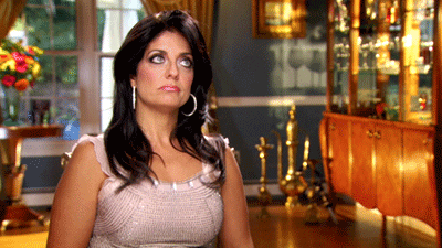 real housewives eye roll GIF