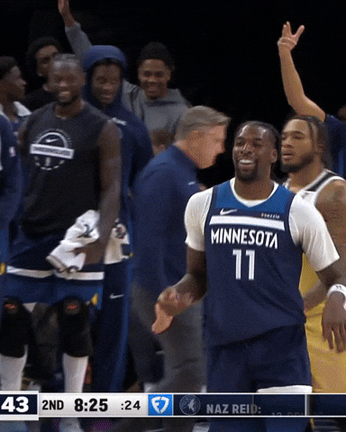 Nba Hype GIF by Minnesota Timberwolves