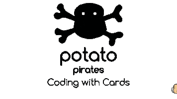 PotatoPiratesGame coding potato pirates coding with cards coding with carbs Sticker