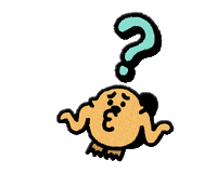 Cartoon gif. An otter bounces back and forth, looking confused. A giant question mark flashes over its head.