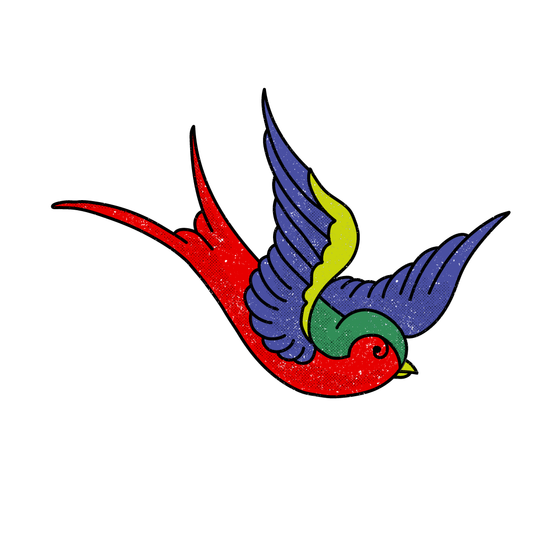 ink master bird Sticker by Paramount Network