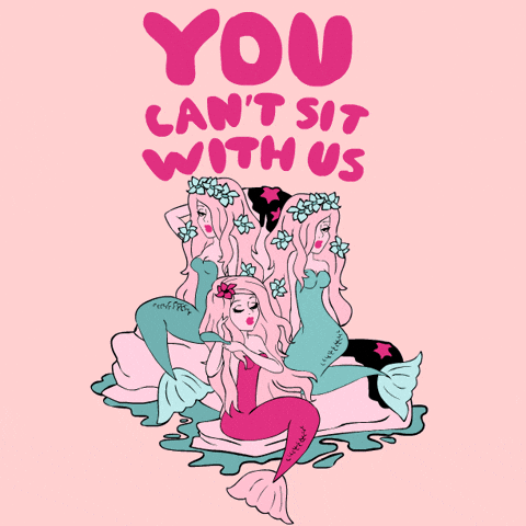 You Cant Sit With Us GIF by LookHUMAN