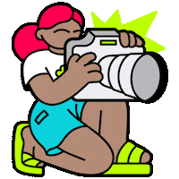 Girl Smile Sticker by shicogi