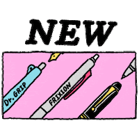 pilotcorporation new newpost pilot pen Sticker