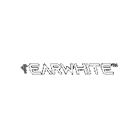 earwhite music cool white sound Sticker